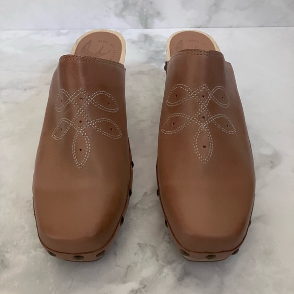 BIRD OF FLIGHT Leather Studded Shy Clog Size 8.5-9 - Picture 5 of 10